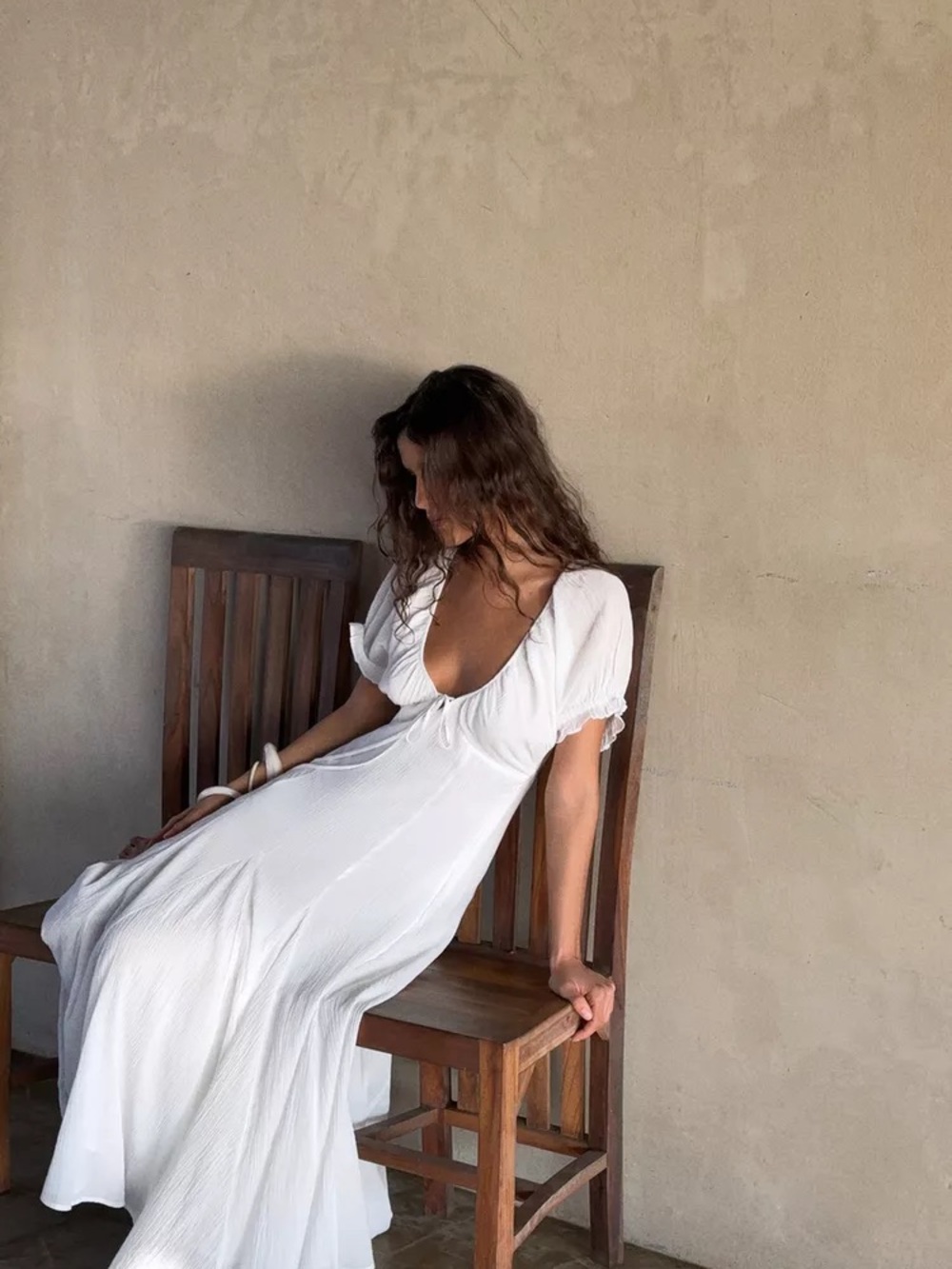 BNWT Zara Chiffon Godet Midi Dress